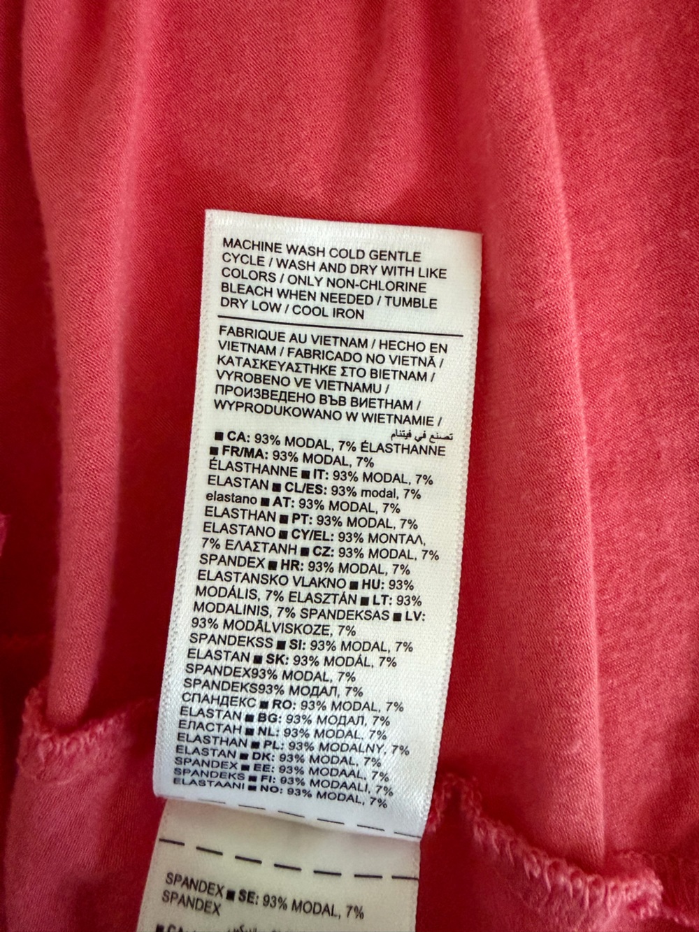 Athleta Coral Pink Midi Tank Dress - Medium - Picture 7 of 7
